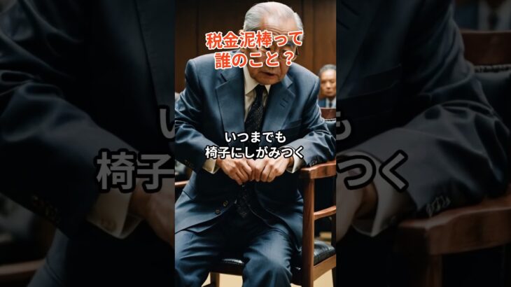 「税金泥棒」って、誰のことだと思いますか？