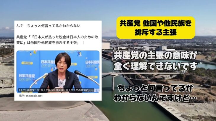 ちょっと何言ってるかわからないんですけど… #政治 #共産党 #税金