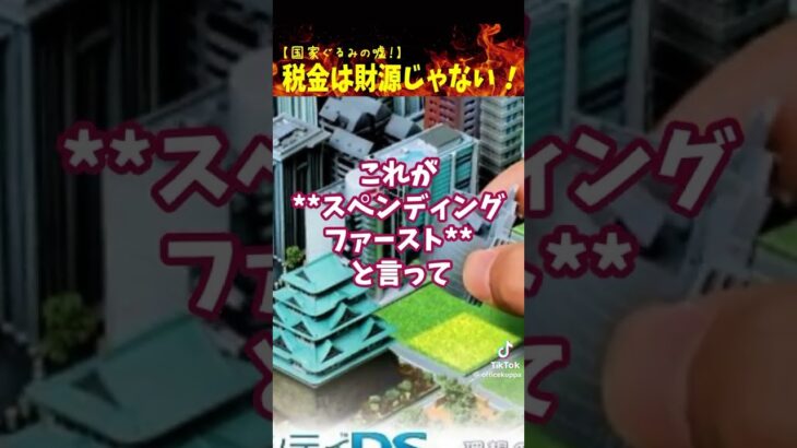税金は財源じゃ無い！