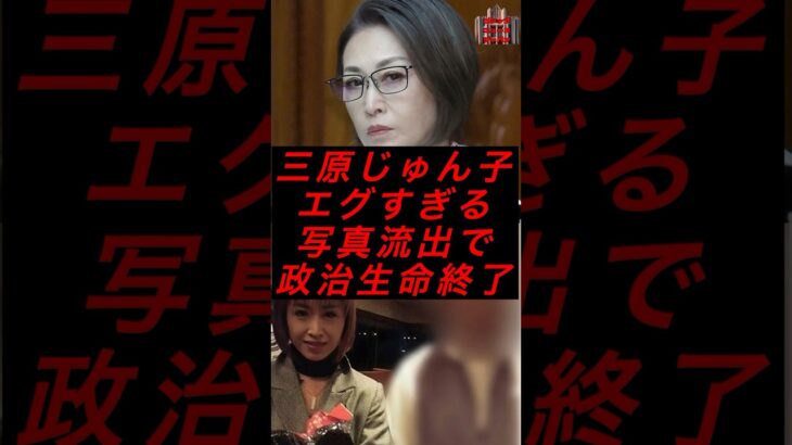 三原じゅんこ、エグすぎる写真流出で政治生命終了 #政治 #税金 #自民党 #石破 #三原じゅん子 #参院選